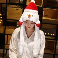 Christmas Cartoon Style Cute Hat Flannel Family Gathering Party Festival Christmas Hat main image 2