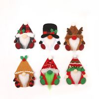 Christmas Cartoon Style Santa Claus Polyester Family Gathering Party Festival Cutlery Bag main image 3
