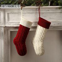 Christmas Simple Style Color Block Acrylic Holiday Christmas Socks sku image 14