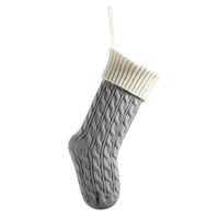 Christmas Simple Style Color Block Acrylic Holiday Christmas Socks sku image 9