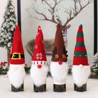 Christmas Classic Style Color Block Cloth Holiday Daily Decorative Props main image 1