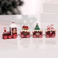 Christmas Simple Style Color Block Wood Holiday Decorative Props sku image 8
