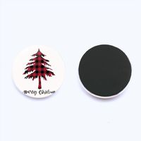 Christmas Snowflake Elk Refridgerator Magnets Crystal Glass Magnetic Creative Whiteboard Stickers Home Decorations 25mm main image 5