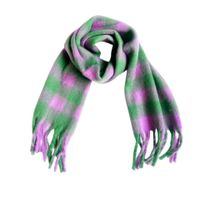 Women's Basic Plaid Polyester Scarf sku image 41