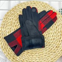 Unisex Vintage Style Color Block Gloves 1 Pair main image 5