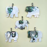 Cartoon Style Elephant Shell Jewelry Accessories main image 4