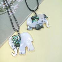 Cartoon Style Elephant Shell Jewelry Accessories main image 3