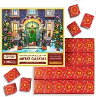 Christmas Advent Calendar Puzzles Kids(7-16years) Color Block Paper Toys main image 6