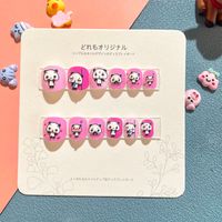 Sweet Simple Style Heart Shape Candy Plastic Nail Patches 1 Set sku image 5