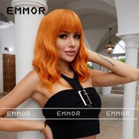 Women's Simple Style Street High Temperature Wire Bangs Curls Wigs main image 5