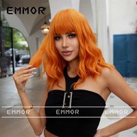 Women's Simple Style Street High Temperature Wire Bangs Curls Wigs sku image 2