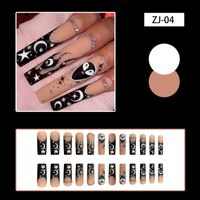 Vêtement De Rue Star Ciel Étoilé Plastique Ongles Correctifs 1 Jeu sku image 1