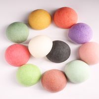 Casual Solid Color Sponge Facial Cleaning Puff 1 Piece main image 3