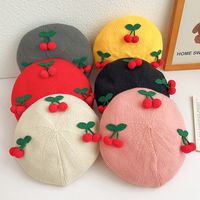 Girl's Casual Fruit Beret Hat main image 5