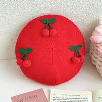 Girl's Casual Fruit Beret Hat sku image 3