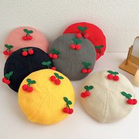 Girl's Casual Fruit Beret Hat main image 1