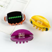 Vintage Style Color Block Arylic Hair Claws main image 5