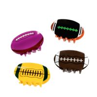 Vintage Style Color Block Arylic Hair Claws main image 3