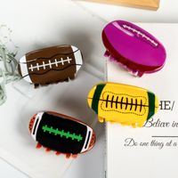 Vintage Style Color Block Arylic Hair Claws main image 1