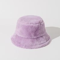Women's Elegant Basic Simple Style Solid Color Big Eaves Bucket Hat sku image 3
