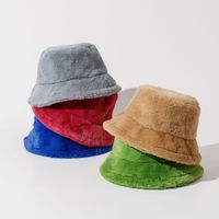 Women's Elegant Basic Simple Style Solid Color Big Eaves Bucket Hat main image 6