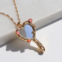 Cute Heart Shape Copper Plating 18k Gold Plated Pendant Necklace main image 6