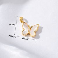 Sweet Butterfly Copper Plating 14k Gold Plated Jewelry Accessories sku image 9