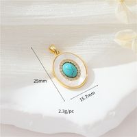 Simple Style Square Copper Plating Inlay Zircon 14k Gold Plated Jewelry Accessories sku image 5