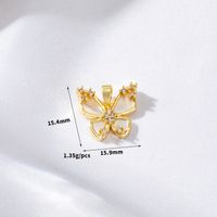 Sweet Butterfly Copper Plating 14k Gold Plated Jewelry Accessories sku image 7
