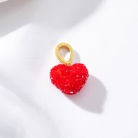 Simple Style Heart Shape Copper Plating 14k Gold Plated Jewelry Accessories sku image 2