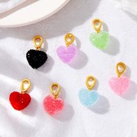 Simple Style Heart Shape Copper Plating 14k Gold Plated Jewelry Accessories main image 1