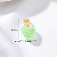 Simple Style Heart Shape Copper Plating 14k Gold Plated Jewelry Accessories sku image 4