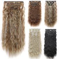 Unisex Fashion Street High Temperature Wire Long Curly Hair Wigs sku image 11