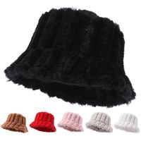 Women's Simple Style Solid Color Wide Eaves Bucket Hat main image 1