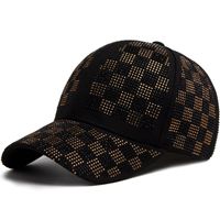 Unisex Casual Streetwear Plaid Curved Eaves Baseball Cap main image 4