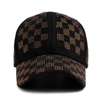 Unisexe Décontractée Vêtement De Rue Plaid Avant-toit Incurvé Casquette De Baseball main image 3