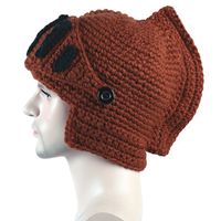 Unisexe De Base Style Classique Couleur Unie Sans Gouttière Bonnet De Laine main image 2