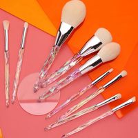 Basic Classic Style Artificial Fiber Plastic Handgrip Makeup Brushes 1 Set main image 5
