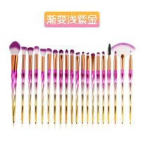 Elegant Artificial Fiber Plastic Handgrip Makeup Brushes 1 Set sku image 2