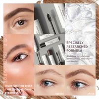 Décontractée Couleur Unie Plastique Crème Pour Les Sourcils main image 2