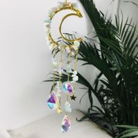 Modern Style Moon White Crystal Wind Chime main image 5
