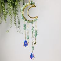 Modern Style Moon White Crystal Wind Chime main image 4
