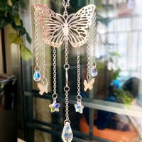 Modern Style Butterfly Crystal Pendant main image 3