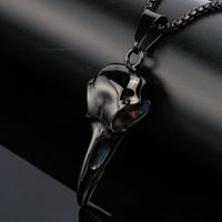 Hip-hop Animal Titanium Steel Polishing Men's Pendant Necklace sku image 2
