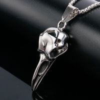 Hip-hop Animal Titanium Steel Polishing Men's Pendant Necklace sku image 1