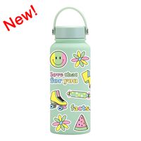 Retro Flower Stainless Steel Thermos Cup 1 Piece sku image 63