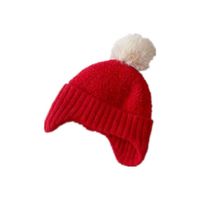 Children Unisex Cute Simple Style Solid Color Wool Cap main image 3