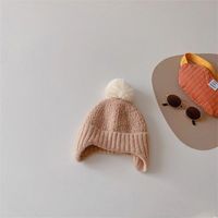 Children Unisex Cute Simple Style Solid Color Wool Cap sku image 4