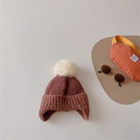 Children Unisex Cute Simple Style Solid Color Wool Cap sku image 6