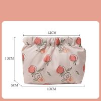 Casual Cute Flower Oxford Cloth Storage Bag Makeup Bags sku image 3